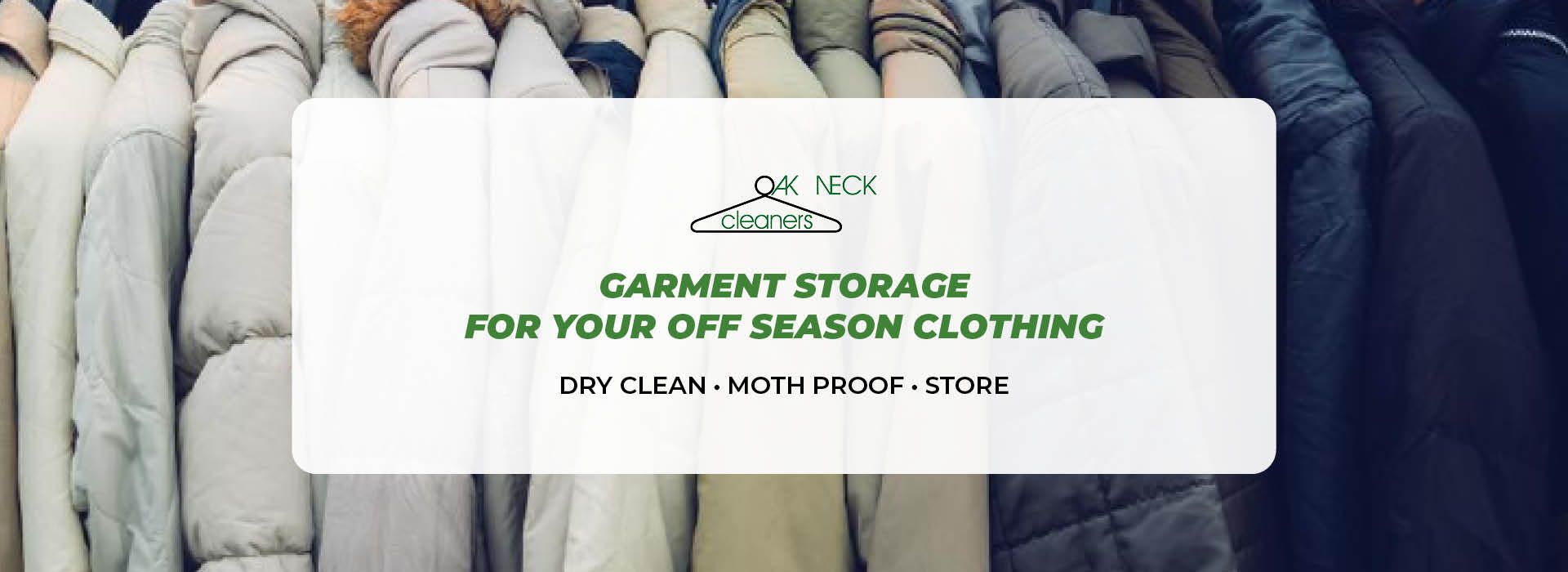 seasonal clothing storage dry cleaning services bay shore