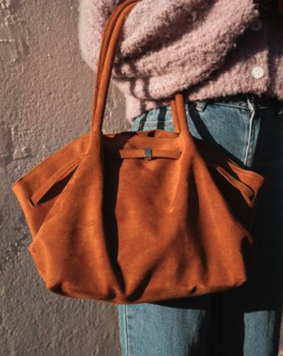 clean suede purse bay shore
